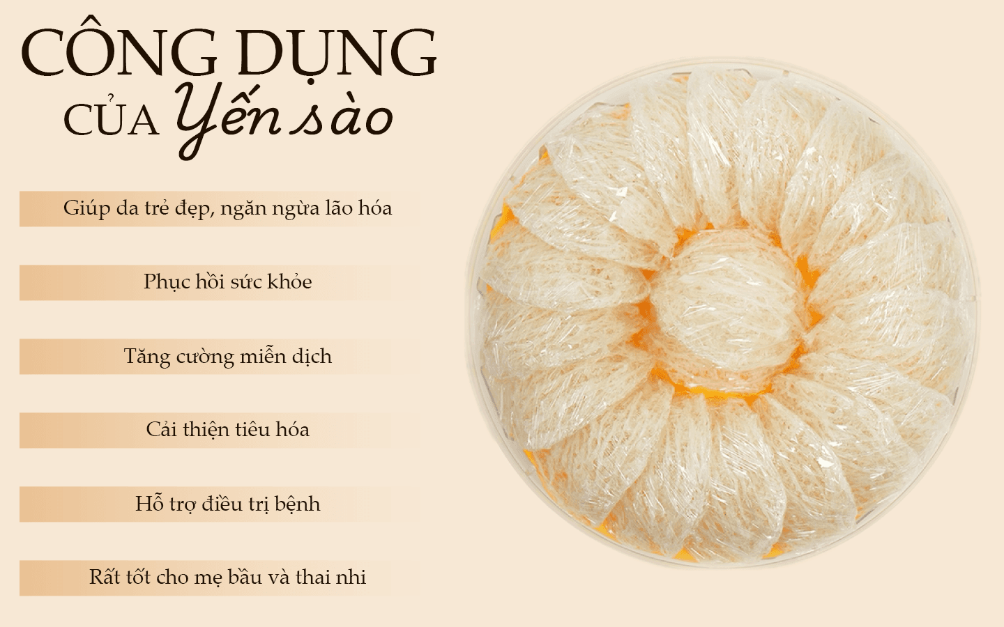 công dụng yến